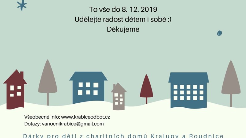 Vánoční krabice od bot již po osmé