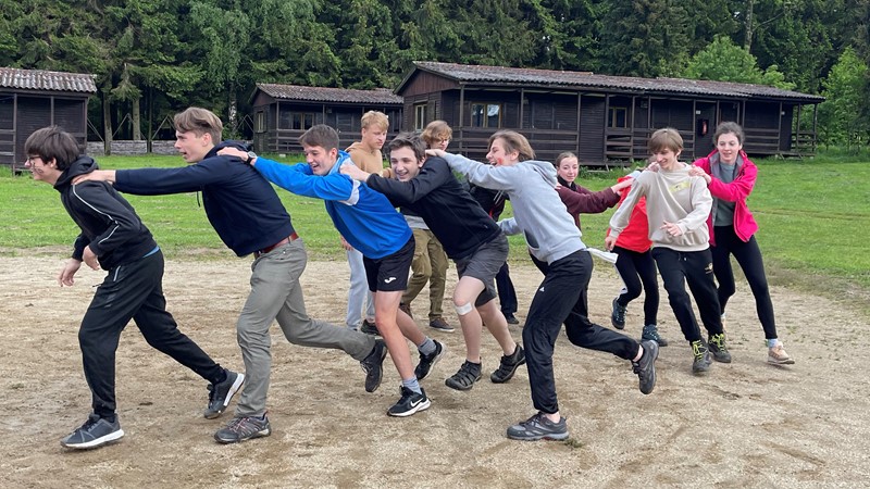 Z lavic do rybníka. Zážitkový pobyt 4.G