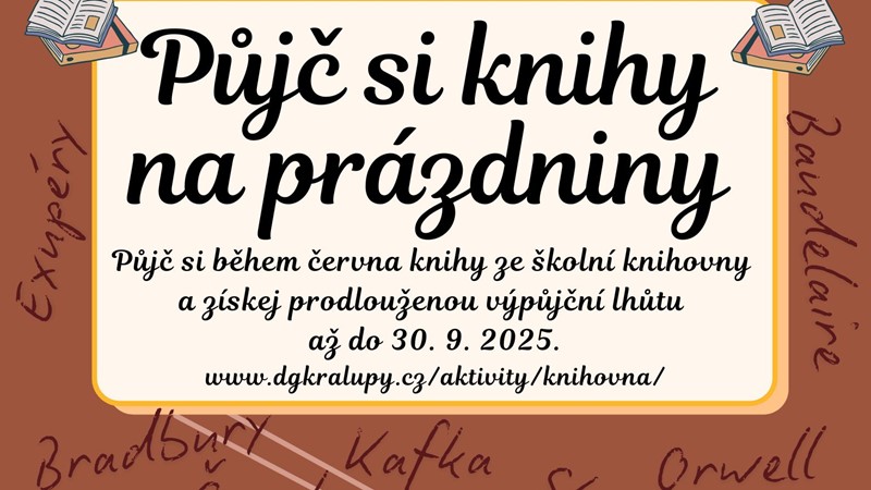 Půjč si knihy na prázdniny