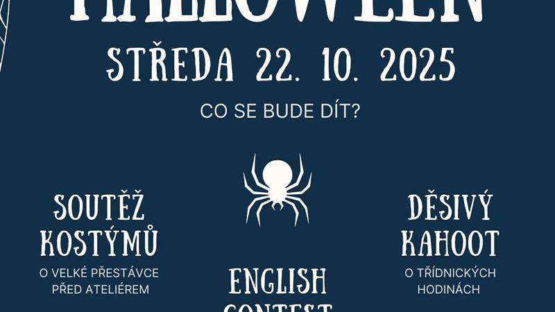 Halloweenský rej již ve středu 22. 10. 2025