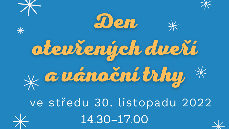 Den otevřených dveří a vánoční trhy 2022