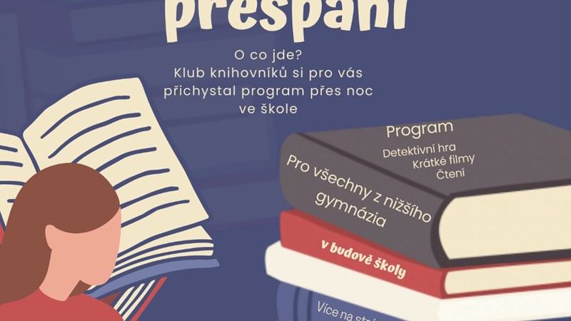 Přihlas se na dubnovou přespávačku!