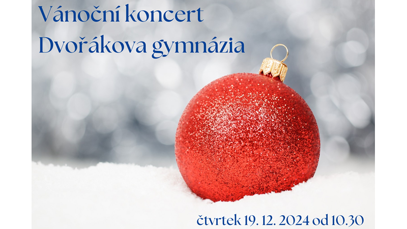 Vánoční koncert Dvořákova gymnázia 2024